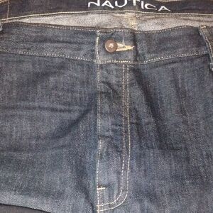 Nautica Men’s Navy Straight-Leg Jeans